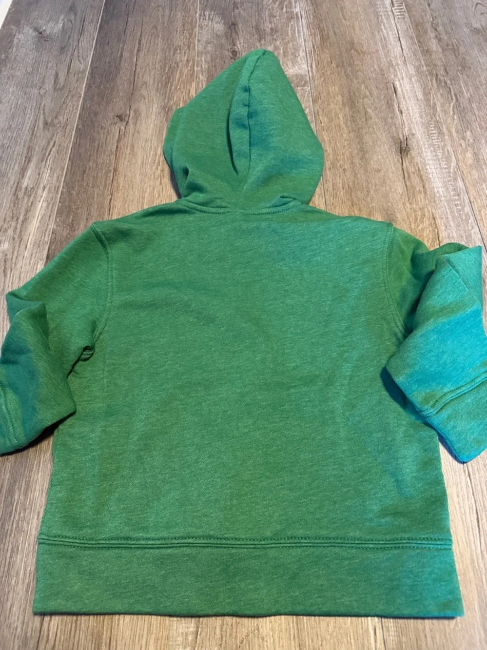 Old Navy Green Hooded Zip-Up Sweatshirt with Skate Graphic